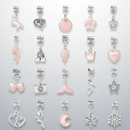 Edle Schmuck Anhänger verschiedene Formen für den Adventskalender.