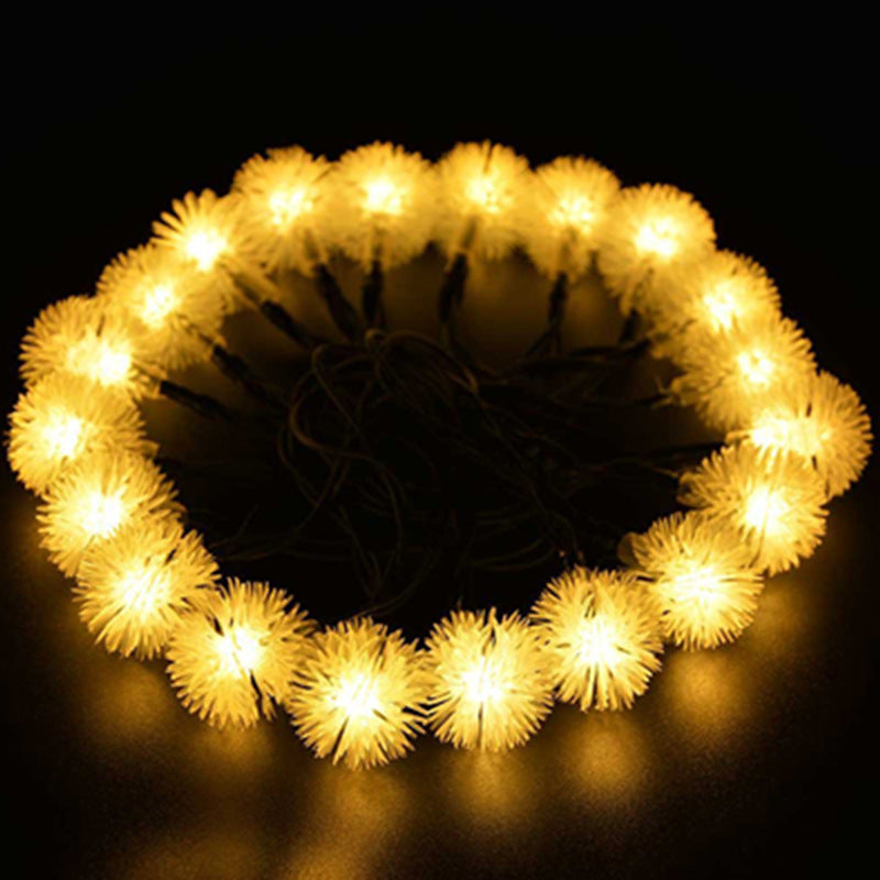 Solar Lichterkette warmweiss kabellos auf 5m mit 20 LEDs für stimmungsvolle Abende