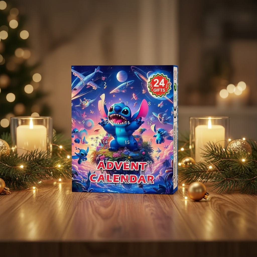 Disney Stich Geschenke für Kinder. Adventskalender 2025. Minifiguren ab 9 Jahren.