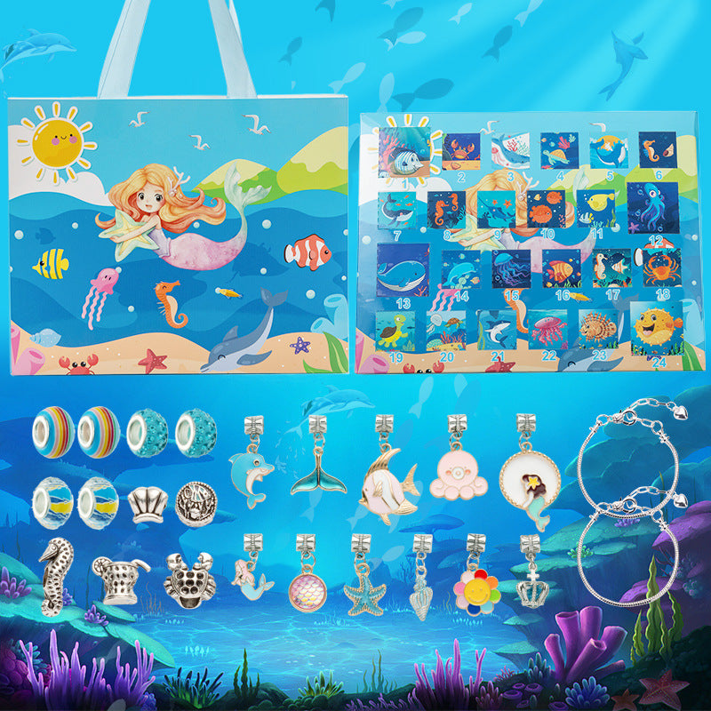 Meerjungfrauen-Fans lieben diesen Adventskalender 2025 mit Armband und Ketten.