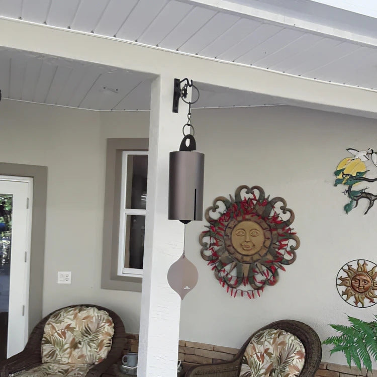 Klangspiel Metall Garten – Einstabiges Windspiel Detailansicht