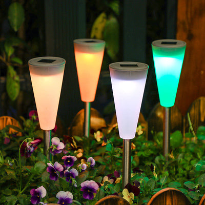 Solar Laterne Outdoor wasserdicht aus Metall mit warmweissem LED-Licht für Garten und Terrasse