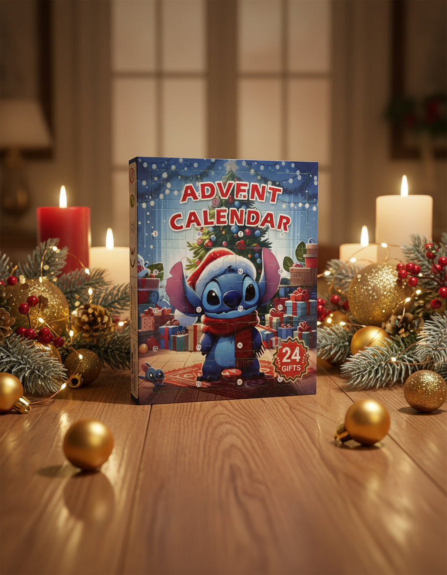 Stitch Advent Kalender 2025, perfekte Überraschungen für Kinder, Teenager und alle.