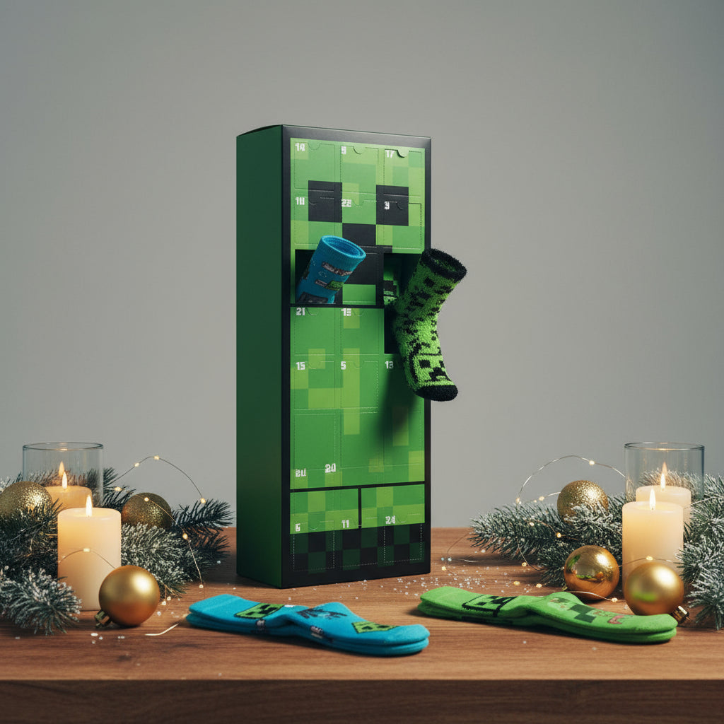 Minecraft Socken Adventskalender 2025.