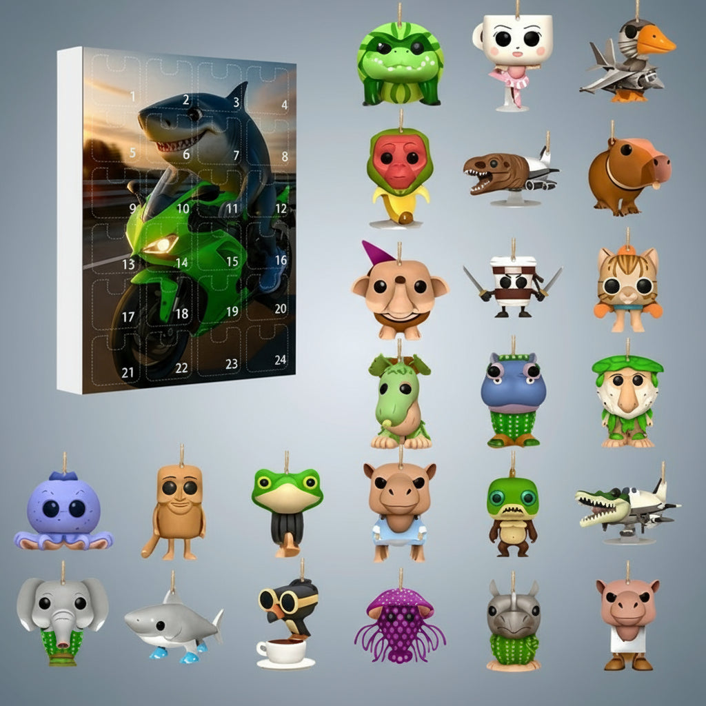 Der kreative und bunte Brainrot Tung Sahur Adventskalender 2025, perfekt als Geschenk und für Fans ausgefallener Designs.