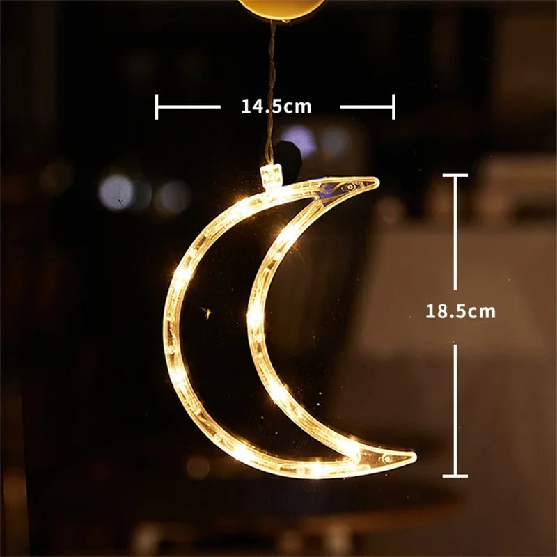 LED Schneeflocken Fensterlicht warmweiss für gemütliche Weihnachtsatmosphäre