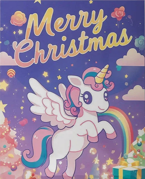 Detailansicht glitzernder Einhorn-Charm für Kinder-Armband