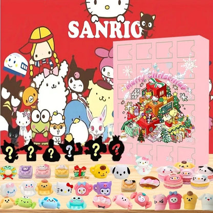 Sanrio Adventskalender 2025, mit schönen gemalten Mini-Figuren.