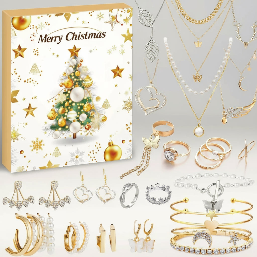 Schmuckstücke aus dem Edler Schmuck Adventskalender 2025 Pandora | Halsketten, Ringe, Ohrringe und Armbänder - exklusive Überraschungen für die Weihnachtszeit.