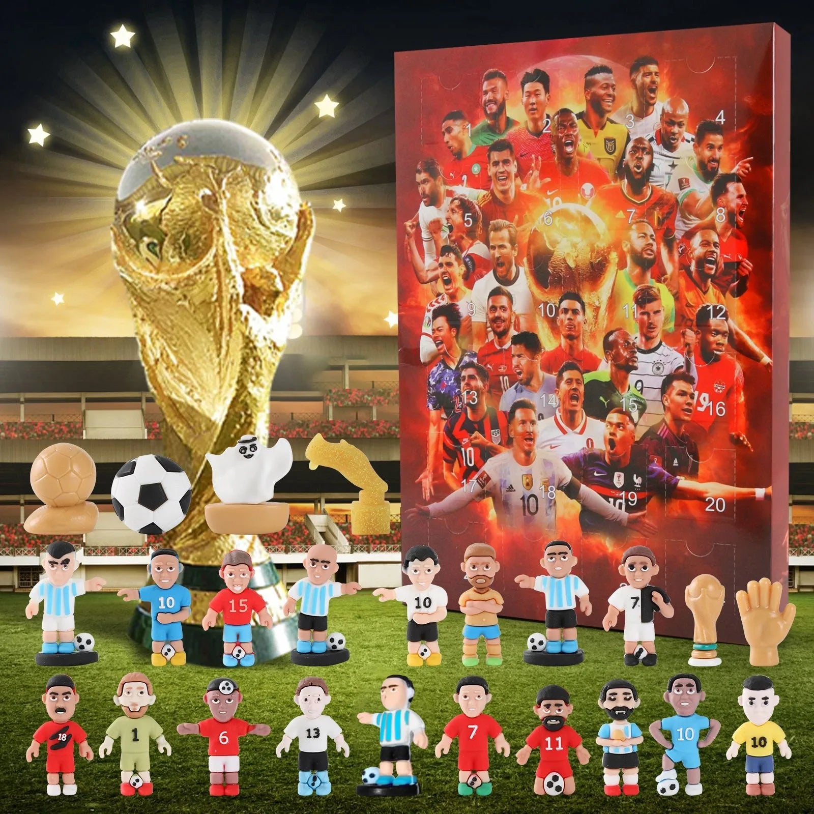 Fifa Fussball Adventskalender coole Figuren zum Sammeln