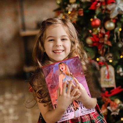 24 verschiedene Taylor Swift Pop-Figuren Schlüsselanhänger aus Adventskalender