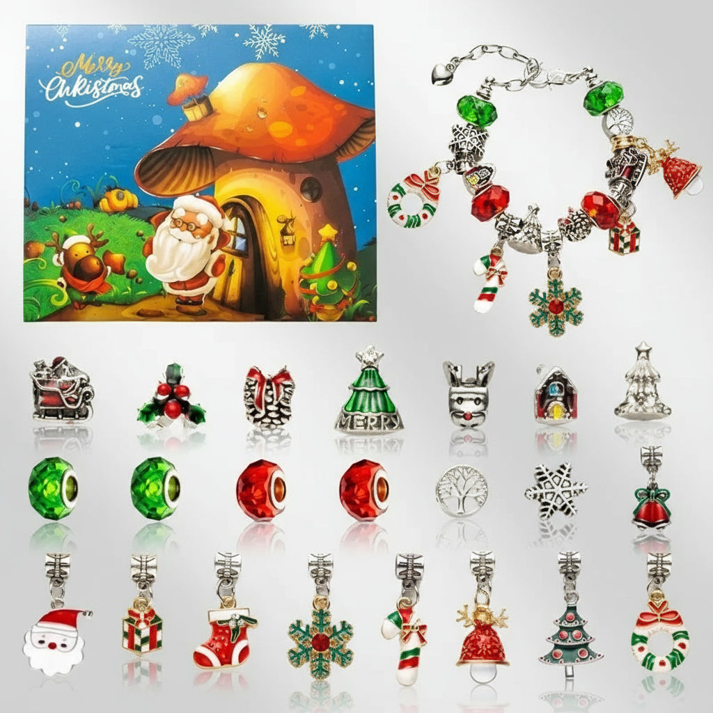 Adventskalender Schmuck Kalender mit süssen Pandora Ketten