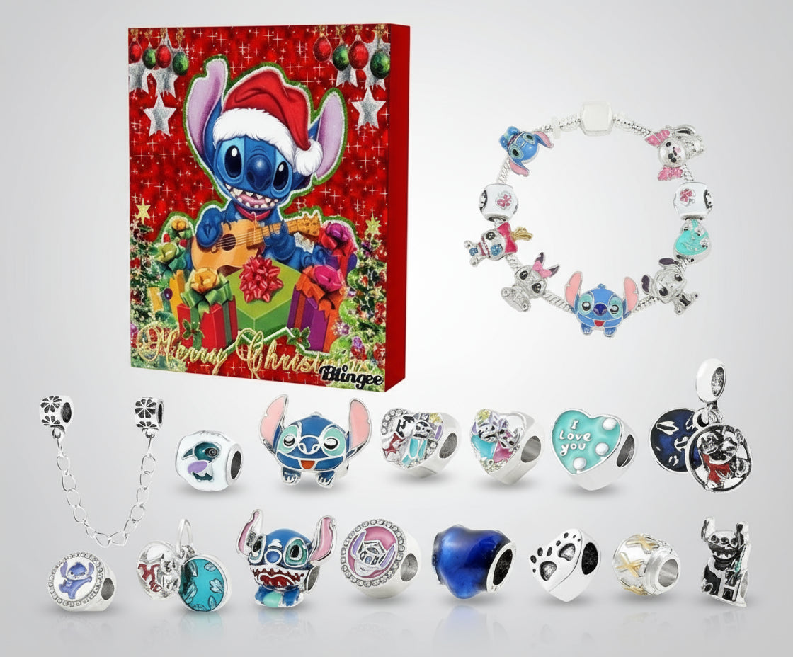 Stitch Pandora Adventskalender 2025 Festliches Design für Teenager.