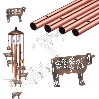 Windspiel Klangspiel Retro – Hängende Schmiedeeisen Gartendeko Terrasse
