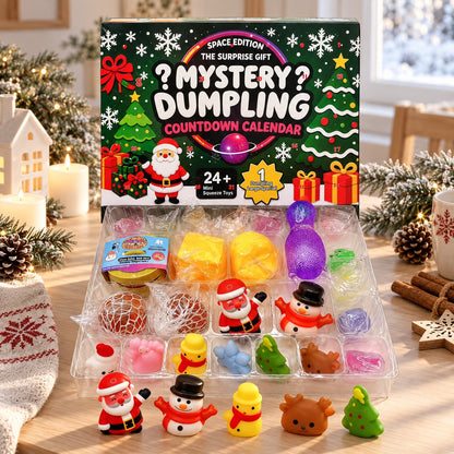 Mystery Dumpling Adventskalender Variante grüne Box mit Figuren
