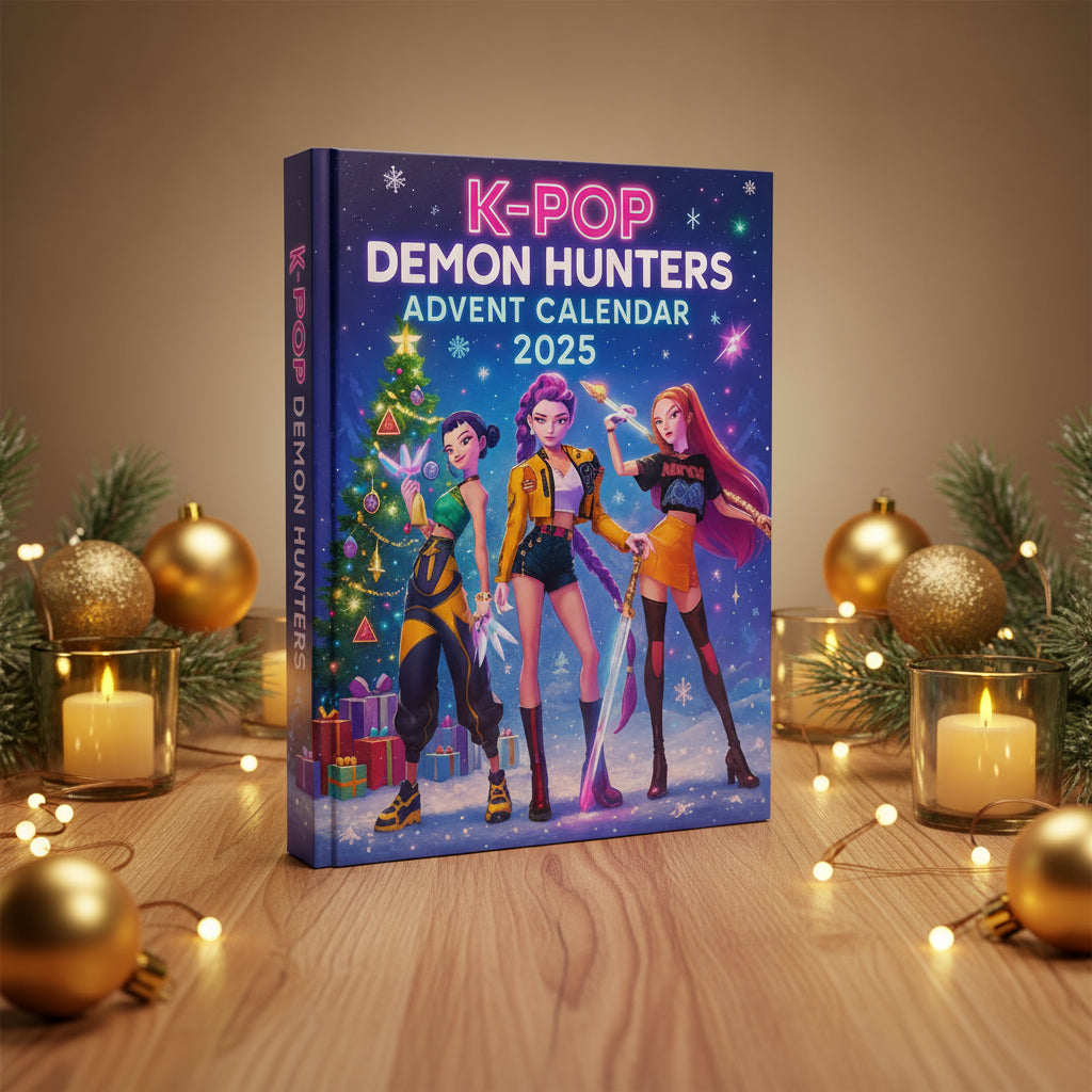 K-Pop Adventskalender 2025 Mädchen Überraschung – Demon Hunters Figuren, ideal als Geschenk für Teenager und K-Pop-Fans.