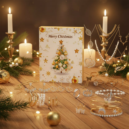 Eleganter Edler Schmuck Adventskalender 2025 Pandora mit 24 Überraschungen. Ideal als Geschenk für Frauen und Teenager in der Weihnachtszeit.